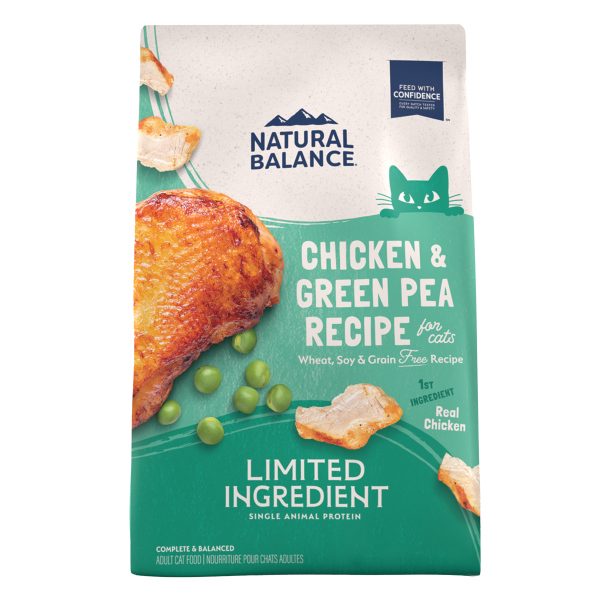 Natural Balance Chicken & Green Pea Cat Food 4lb