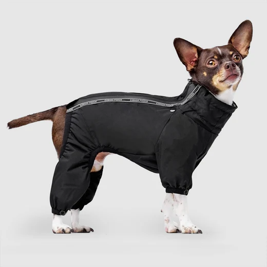 Canada Pooch The Snow Suit Black (Size 10)