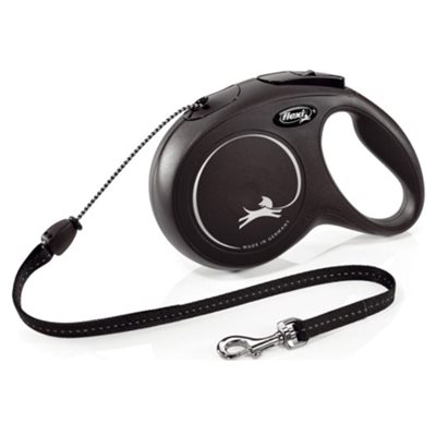 Flexi Classic Cord Black (Small/5m)