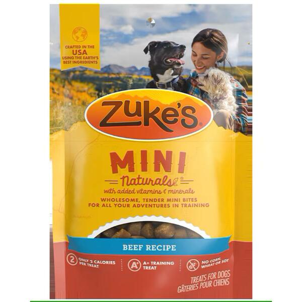 Zuke's Dog Treats Mini Naturals Beef 6oz