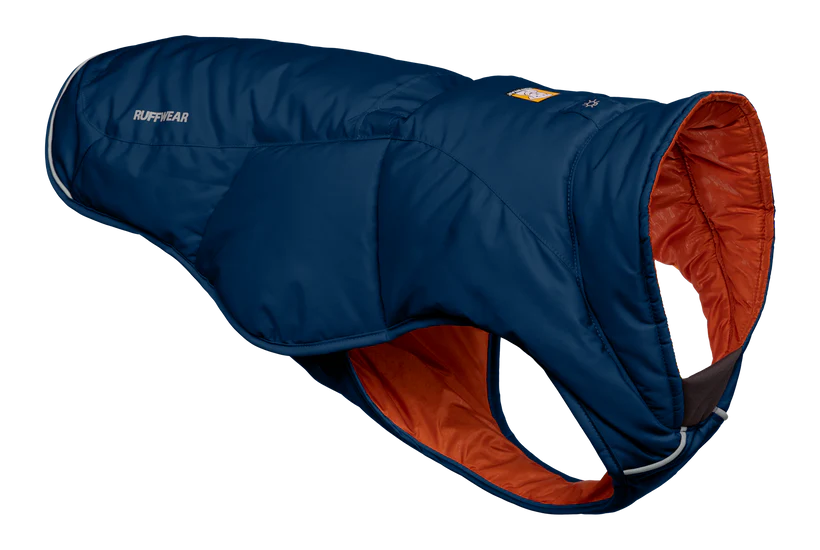 RuffWear Quinzee™ Dog Puffer Jacket (Blue Moon) -XXS