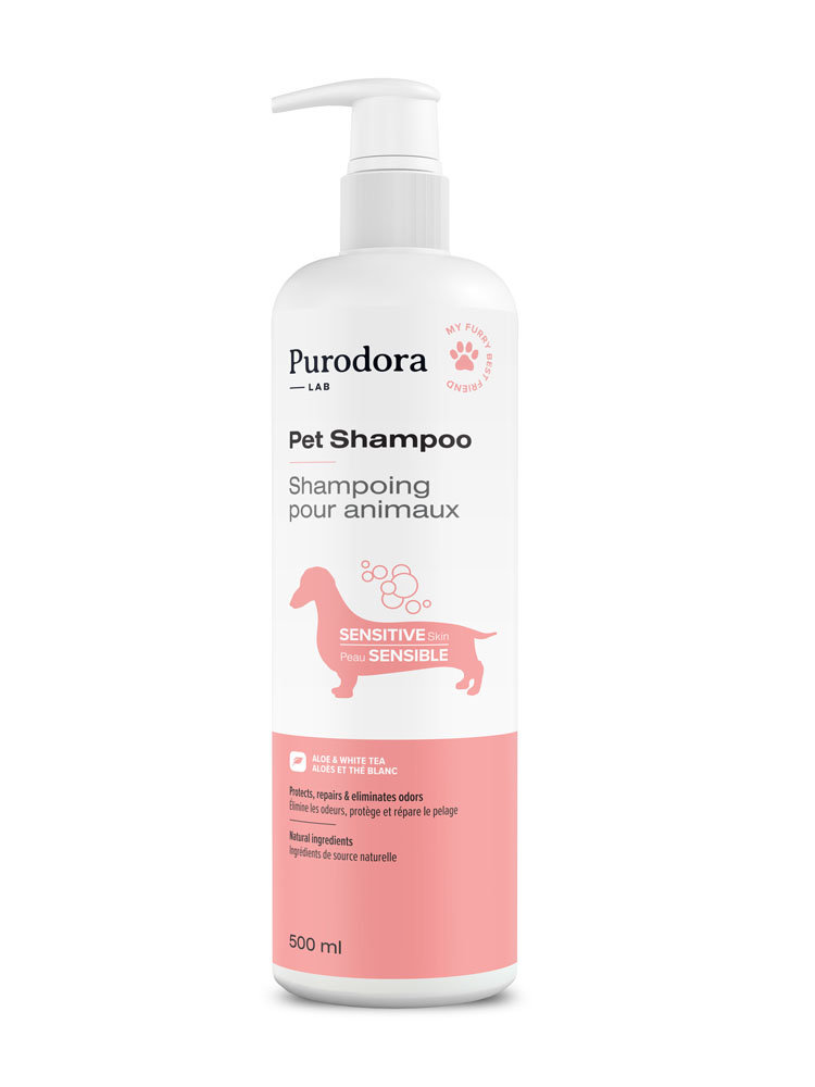 Purodora Sensitive Skin Pet Shampoo 17oz