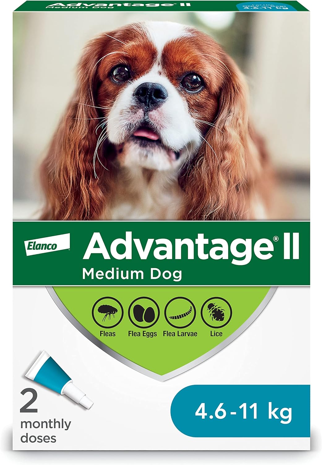 Advantage II Flea Treatment for Dog (4.6-11kg) - 2 doses