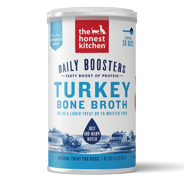 Honest Kitchen Turkey Bone Broth Turmeric 3.6oz