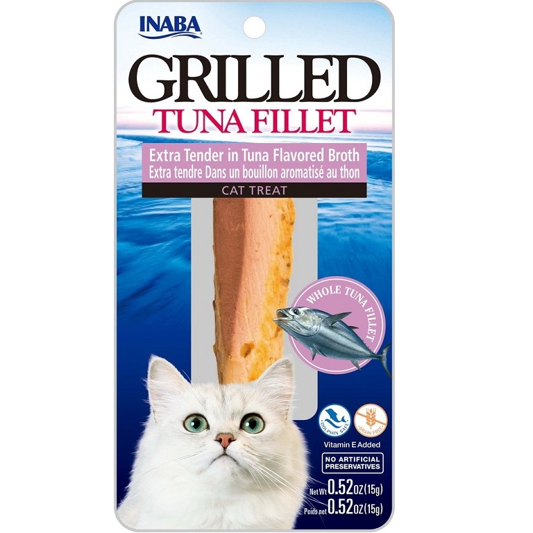 Inaba Tuna Fillet Grilled Extra Tender in Tuna Flavored Broth 0.52oz