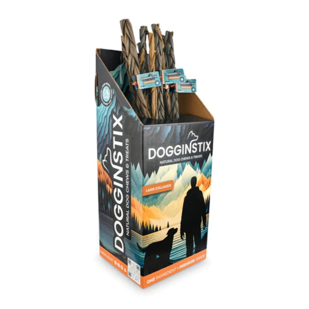 Dogginstix Braided Lamb Collagen 24inch