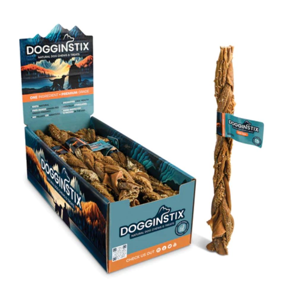 Dogginstix Braided Beef Tripe 12inch
