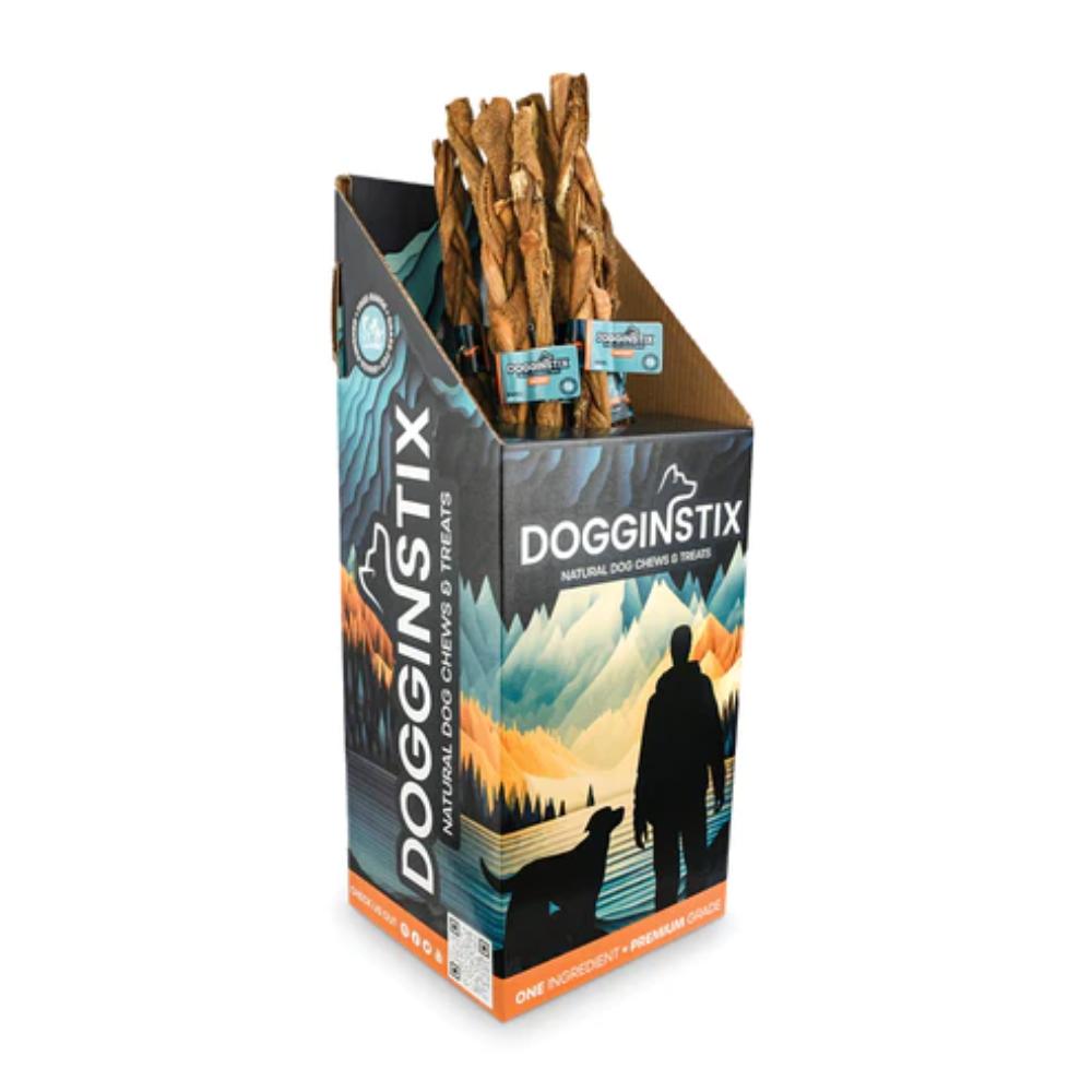 Dogginstix Braided Beef Tripe 24icn