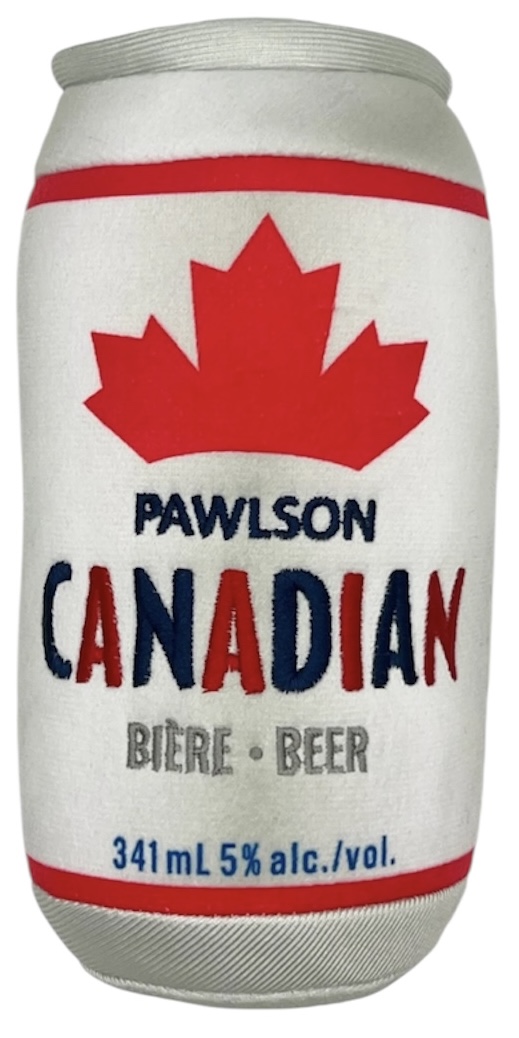 Huxley & Kent Pawlson Canadian Beer Dog Toy - Large