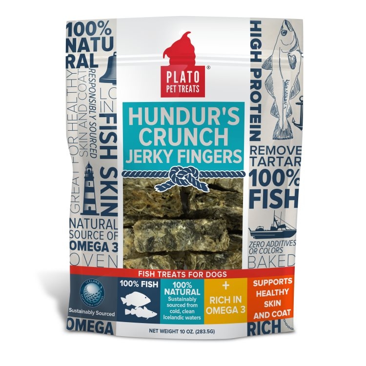Plato Hundur's Crunch Fish Fingers 10oz