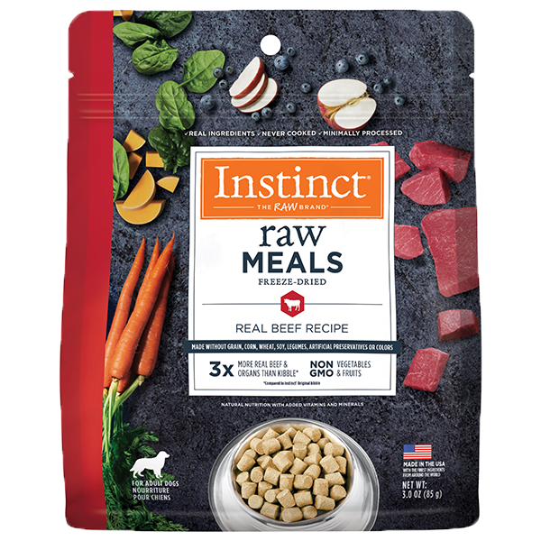 Instinct Freeze Dried Raw Beef 3oz