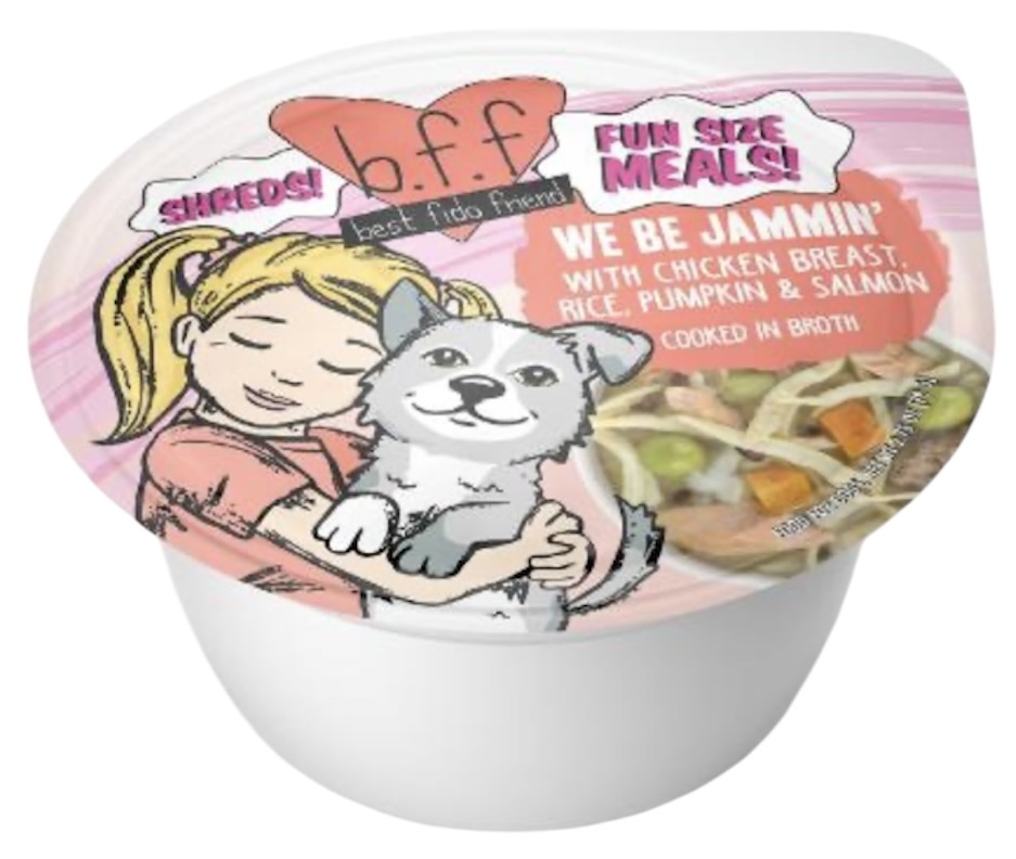 BFF WE BE JAMMIN' with Chicken Breast, Rice, Pumpkin & Salmon 2.75oz - Dog Food