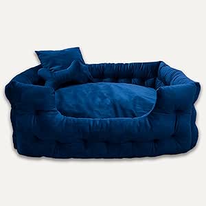 Gooeez Luxury Rectangle Bed - Royal Blue