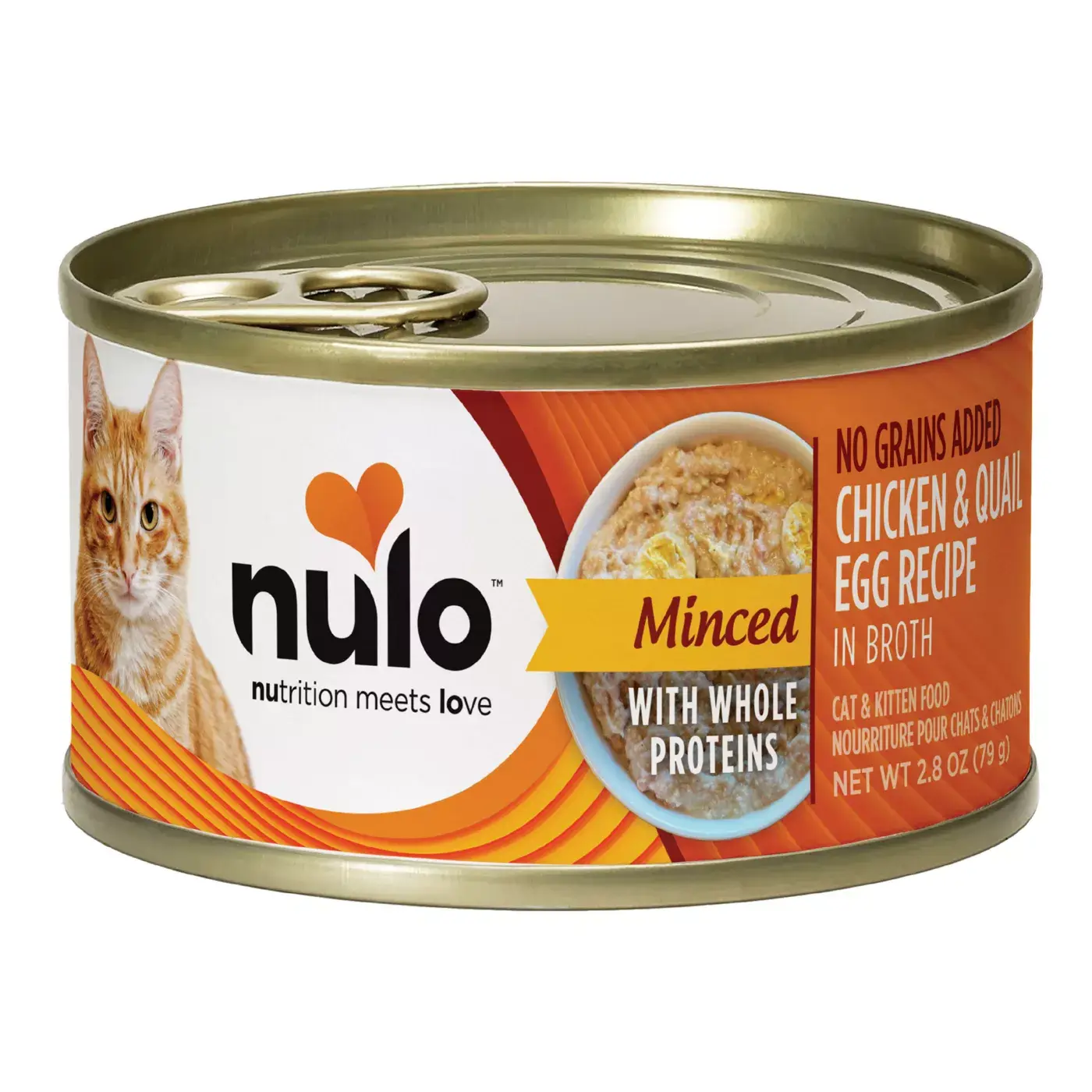 Nulo Minced Chicken & Quail Egg 2.8oz - Cat Food