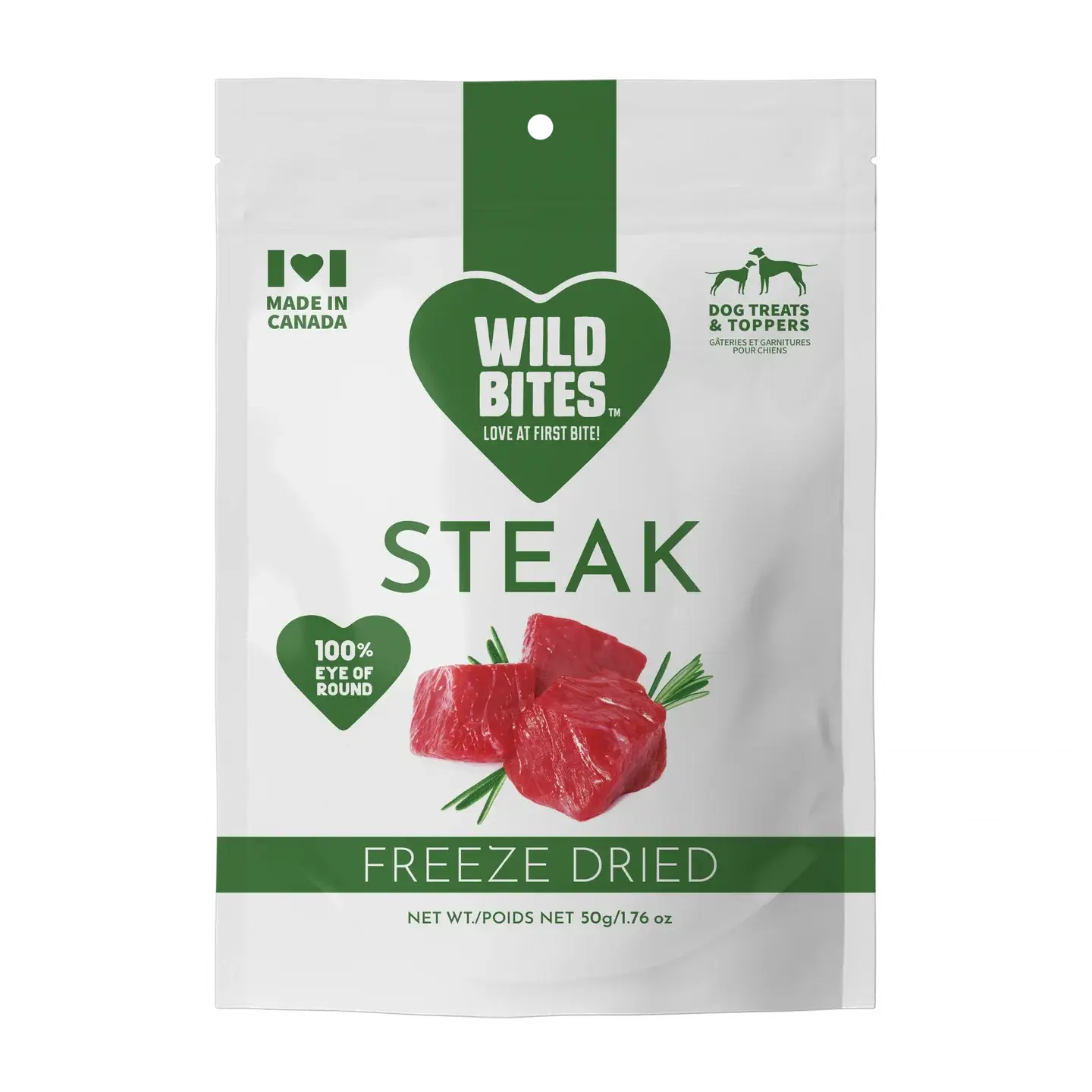 Wild Bites Freeze-Dried Steak 1.76oz