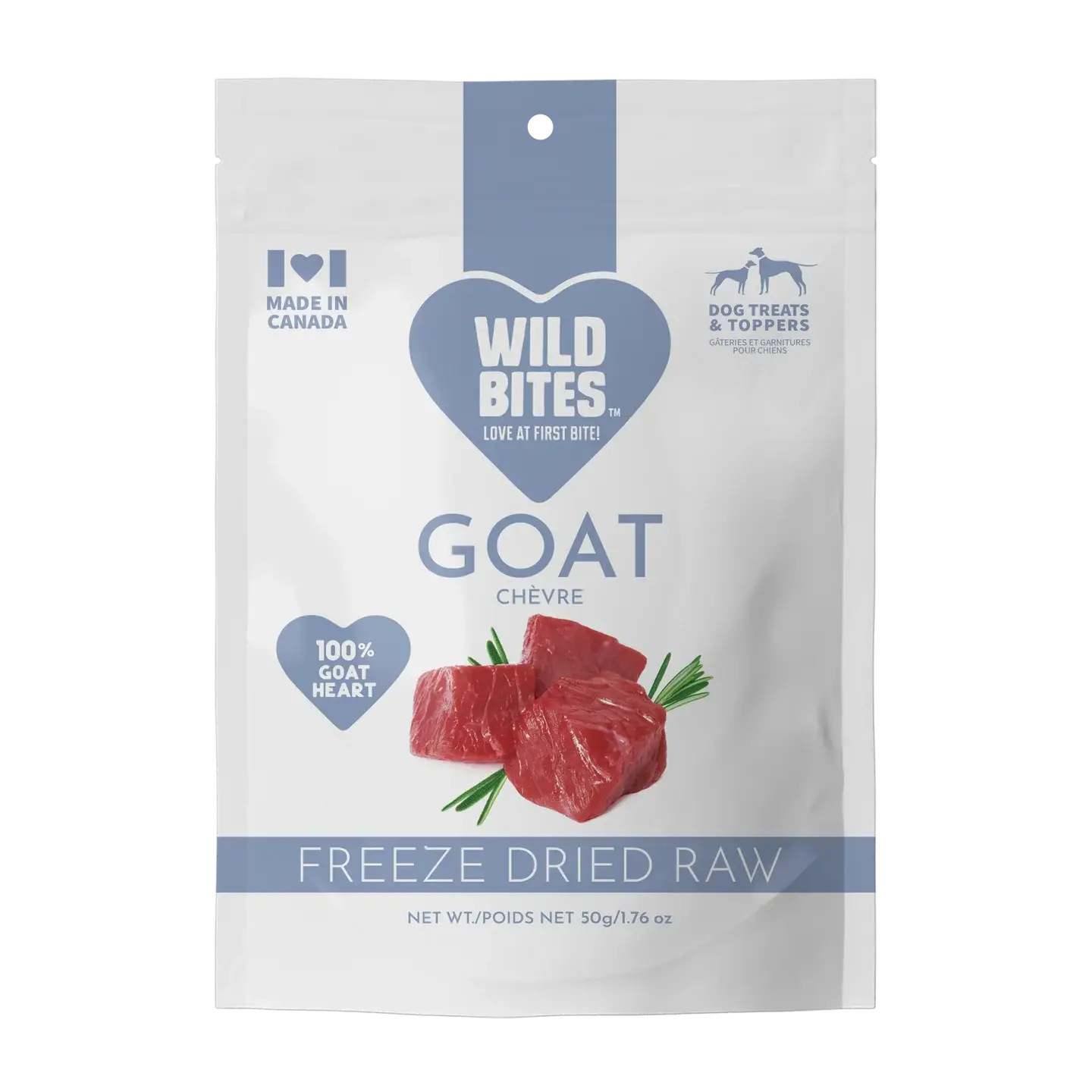 Wild Bites Freeze-Dried Goat 1.76oz