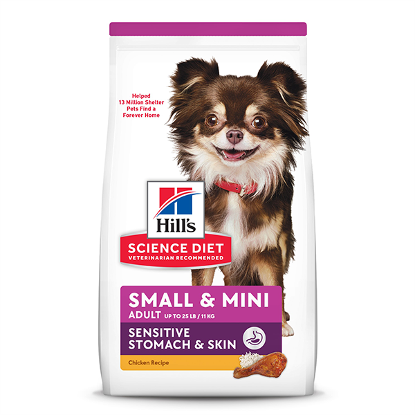 Hill's Sensitive Stomach & Skin for Adult Dog (Mini) 4lb
