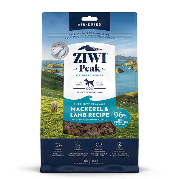 Ziwi Peak Air-Dried Mackerel & Lamb Recipe 1lb - Dog Food