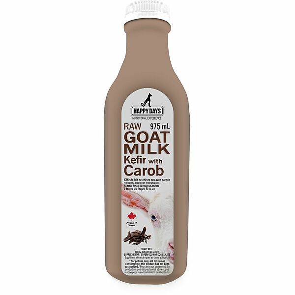 Happy Days Raw Goat Milk Kefir Carob