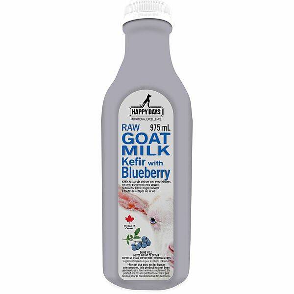 Happy Days Raw Goat Milk Kefir Blueberries