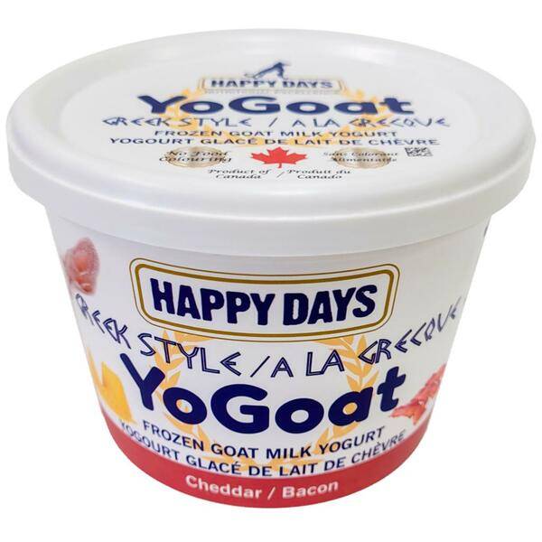 Happy Days YoGoat 475g - Bacon Cheddar