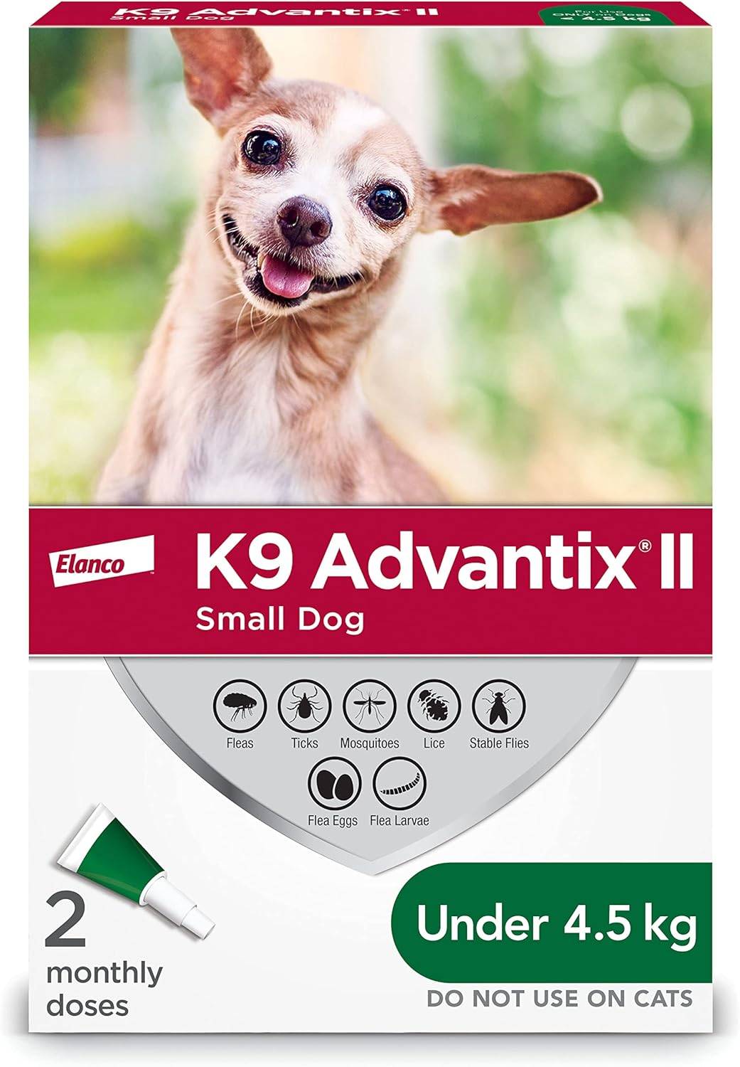 K9 Advantix II for Dog (under 4.5kg) - 2 doses