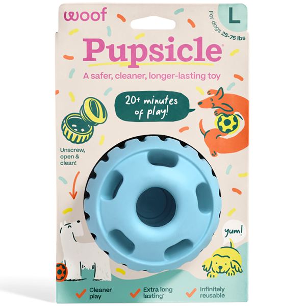 Woof Pet Pupsicle Toy (Blue) - Large