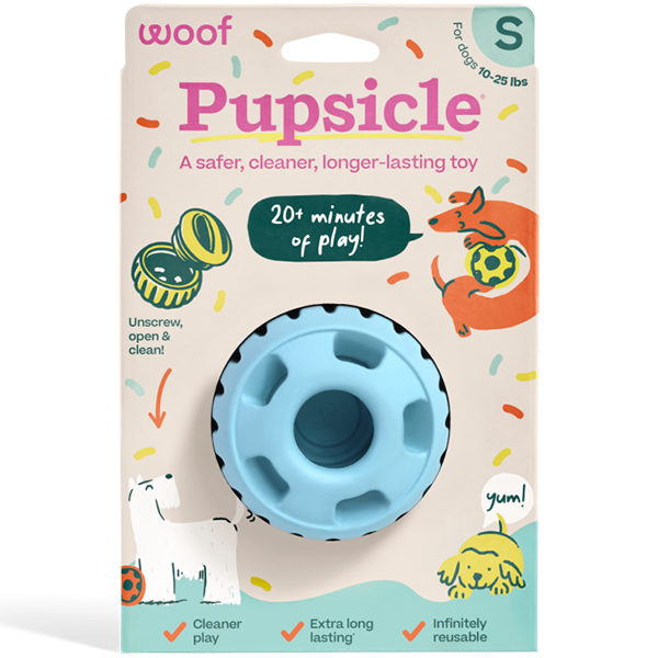 Woof Pet Pupsicle Toy (Blue) - Small