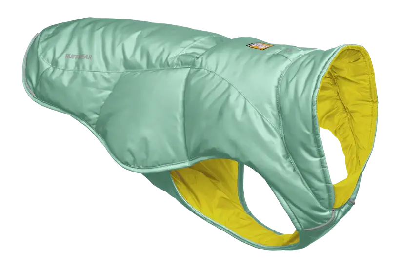 RuffWear Quinzee™ Dog Puffer Jacket (River Rock Green) - Small