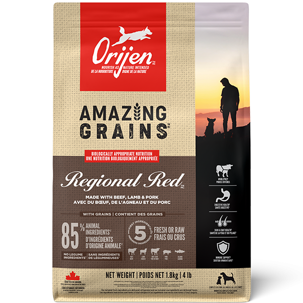 Orijen Amazing Grains Regional Red 4lb