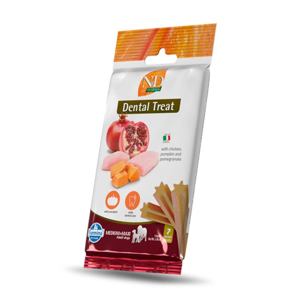 Farmina N&D Dental Treat - Chicken and Pom (Med/Maxi)