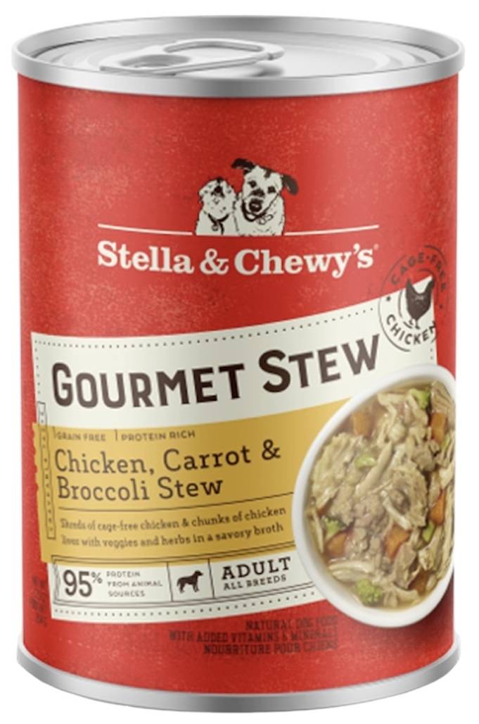 Stella & Chewy's Gourmet Stew Chicken, Carrot & Broccoli 12.5oz - Dog Food