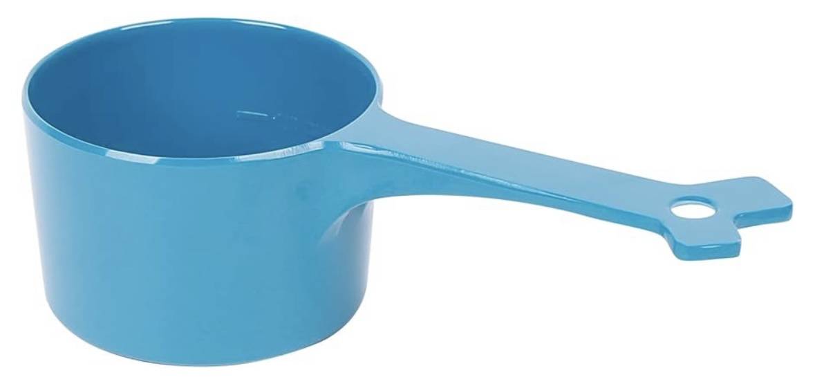 Messy Mutts Food Scoop 1 Cup - Blue