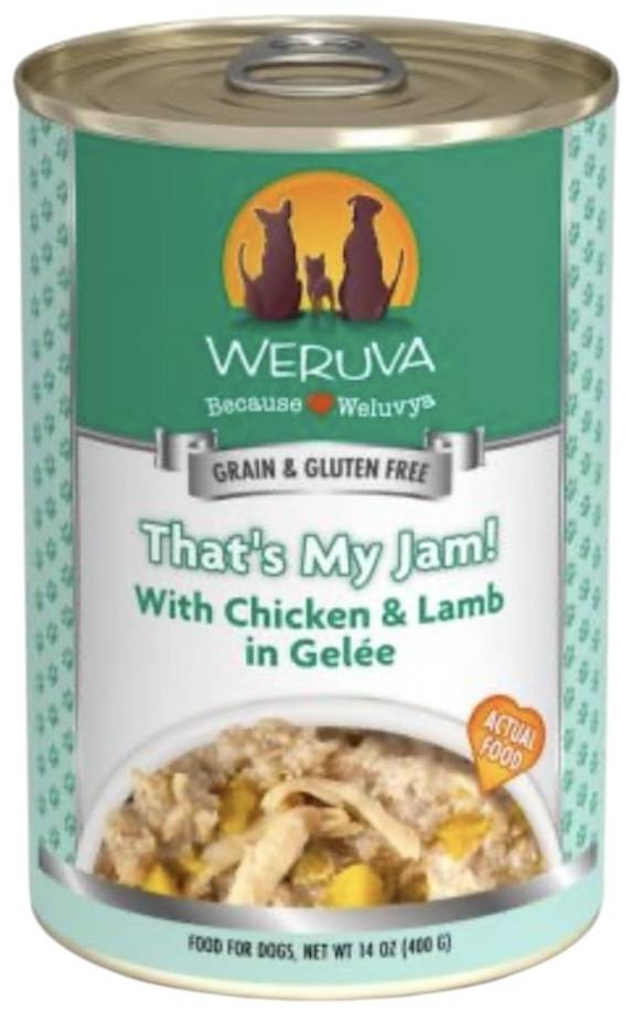 Weruva That's My Jam! with Chicken & Lamb in Gelee 14oz - Dog Food
