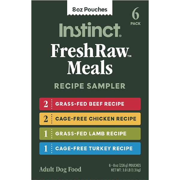 Instinct FreshRaw Meals Variety Pack 48oz