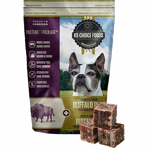 K9 Choice Complete Cuisine Buffalo Plus 3lb