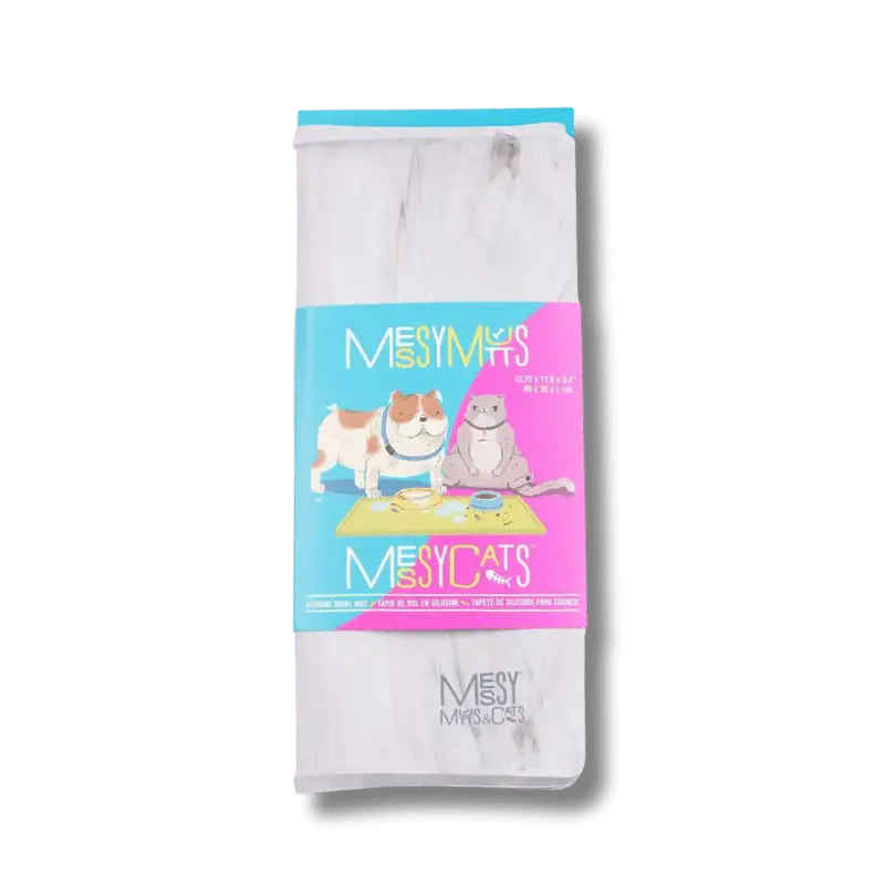 Messy Mutts - Bowl Mat - Raised Edge - Silicone - Marble