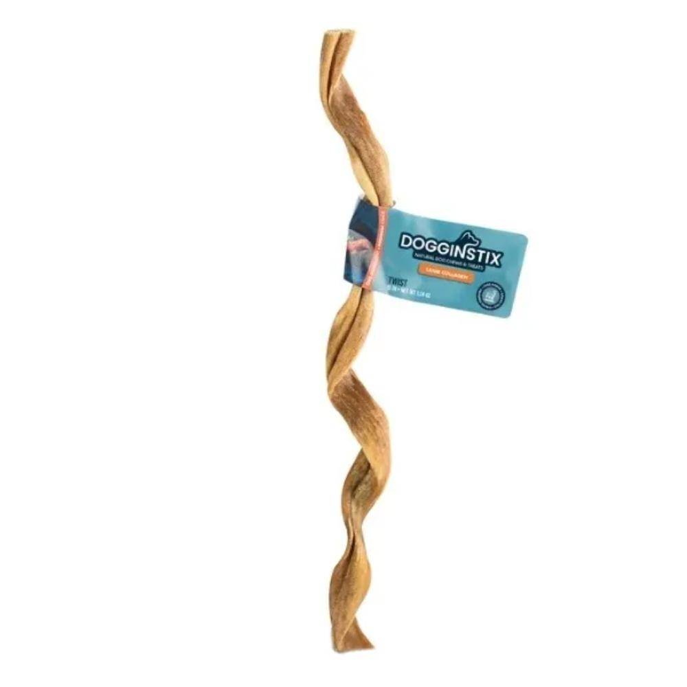 Dogginstix Lamb Collagen Twist 12inch