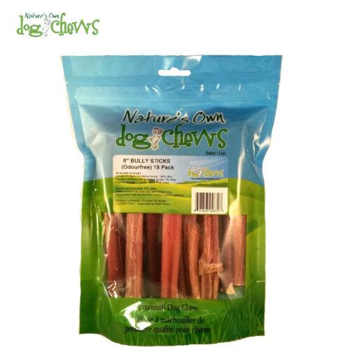 Nature's Own 6Inch Bully Sticks 18pk