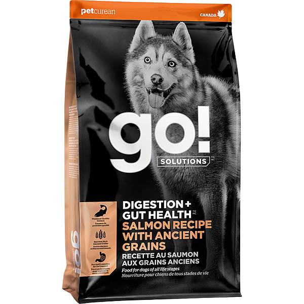 Go! Solutions Digestion + Gut Health Salmon with Ancient Grains Dry Dog Food, 3.5-lb