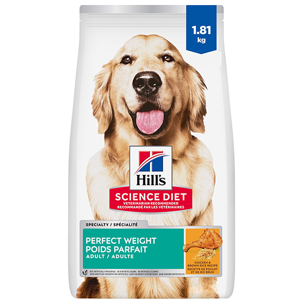 Hill's Science Diet Adult Perfect Weight Dry Dog Food, 4-lb