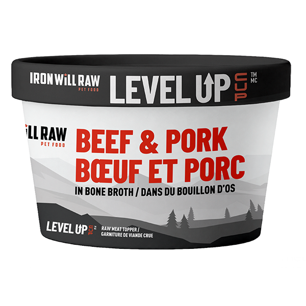 Iron Will Raw Cup Beef & Pork 4-oz