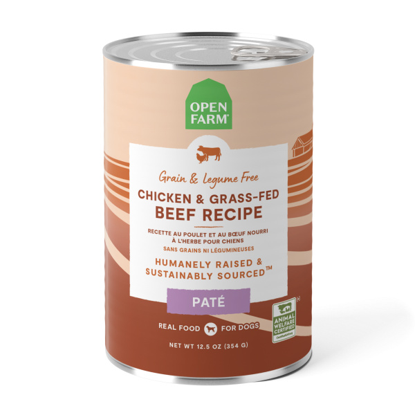 Open Farm Chicken & Grass - Fed Beef Recipe 12.5oz - Dog Food
