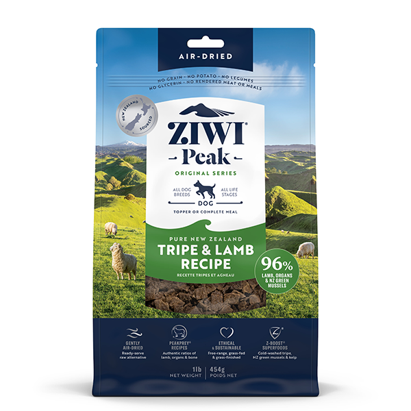ZIWI Peak Tripe & Lamb Recipe Air-Dried Dog Food, 16-oz|454-g